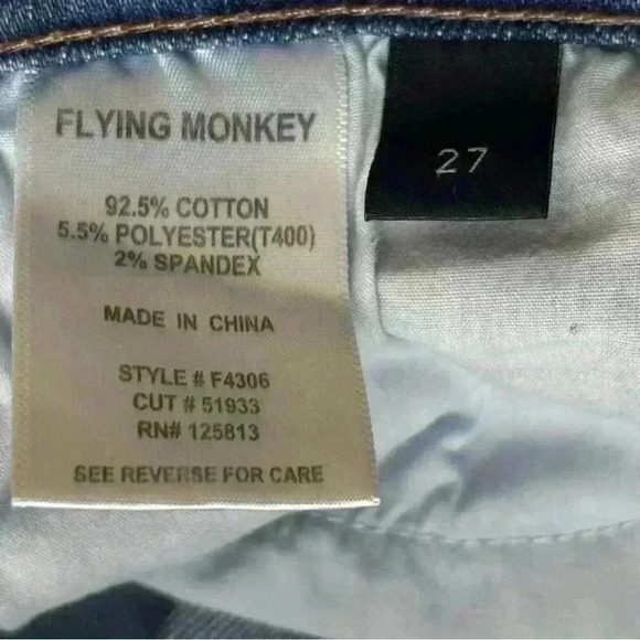 FLYING MONKEY Distressed Skinny Jean - Picture 10 of 13